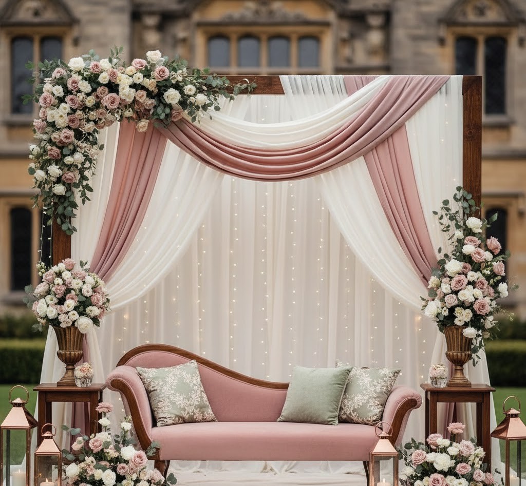 Elegant bryllupsdekor